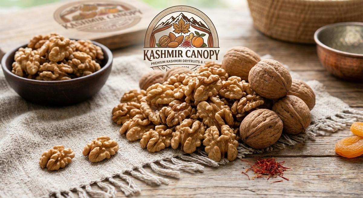 Premium Kashmiri Organic Walnuts (Akhrot)